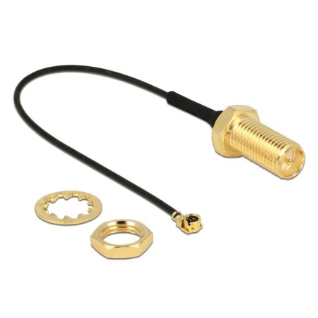 Delock cable de antena rp-sma hembra para instalación  mhf/ u.fl-lp-068 kompatibler