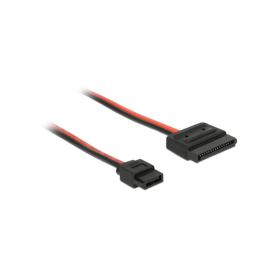Delock cable power sata 15 pin macho slim 20 cm
