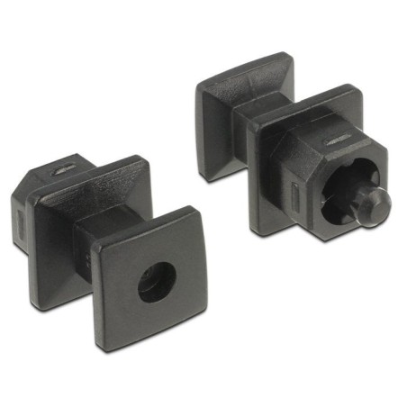 Delock cubierta antipolvo para enchufe toslink con mango 10 piezas negro