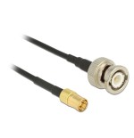Delock cable de antena bnc macho  smb macho rg-174 1 m