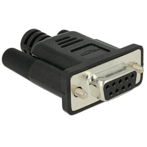 Delock adaptador rs-232 db9 hembra loopback