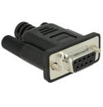 Delock adaptador rs-232 db9 hembra loopback