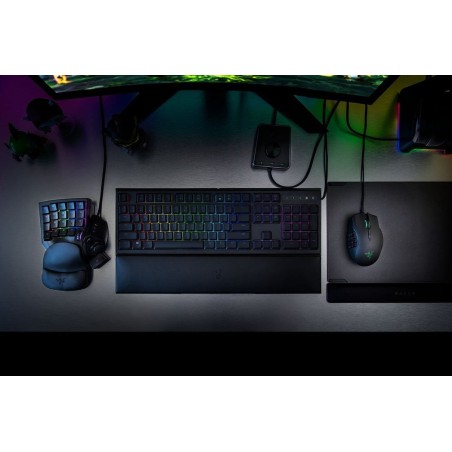 Razer teclado numerico con rueda de desplazamiento tartarus v2  8-way directional thumb