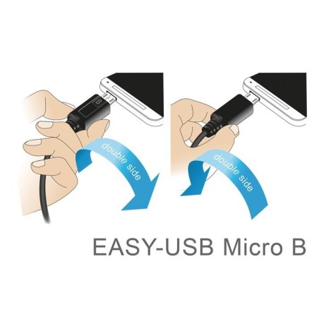 Delock cable easy-usb 2.0 typ-a macho  easy-usb 2.0 typ m