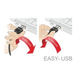Delock cable easy-usb 2.0 typ-a macho  easy-usb 2.0 typ m