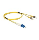 Delock cable de fibra óptica lc st monomodo os2 1 m