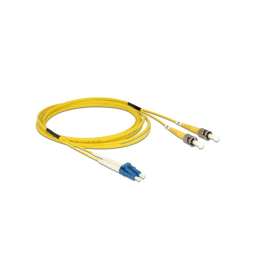 Delock cable de fibra óptica lc st monomodo os2 2 m