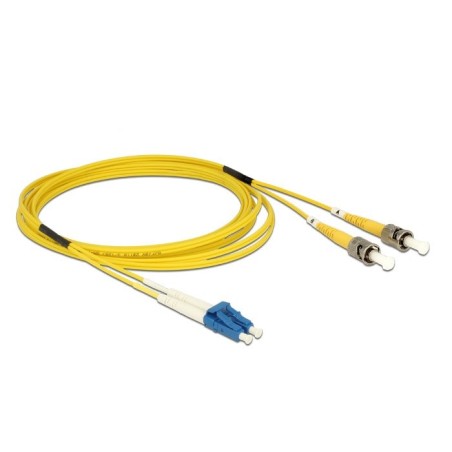 Delock cable de fibra óptica lc st monomodo os2 2 m