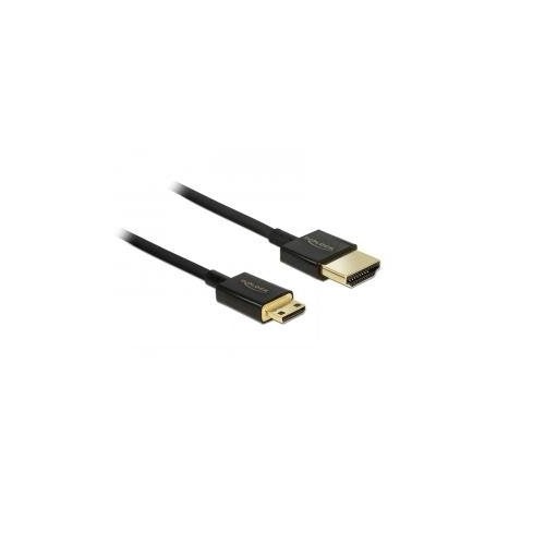Delock cable hdmi - hdmi mini-c alta velocidad con ethernet 3m