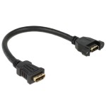 Delock cable hdmi a hembra  hdmi a hembra para instalación 25 cm