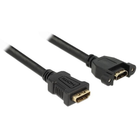 Delock cable hdmi a hembra  hdmi a hembra para instalación 25 cm