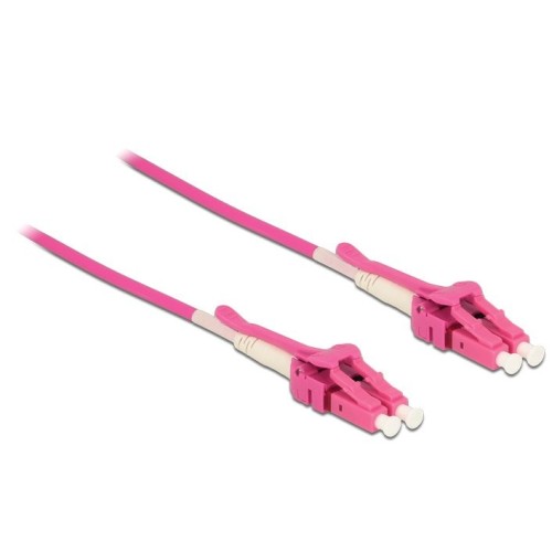 Delock cable de fibra óptica lc  lc multimodo om4 uniboot 3 m