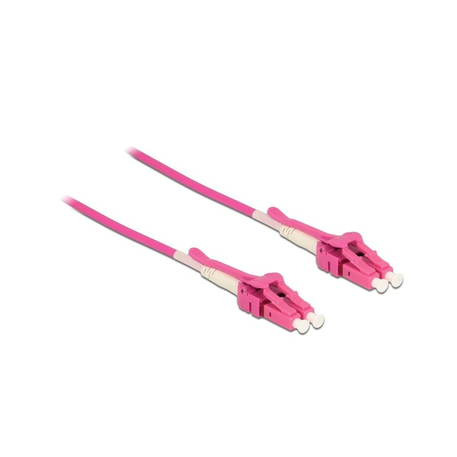 Delock cable de fibra óptica lc  lc multimodo om4 uniboot 3 m