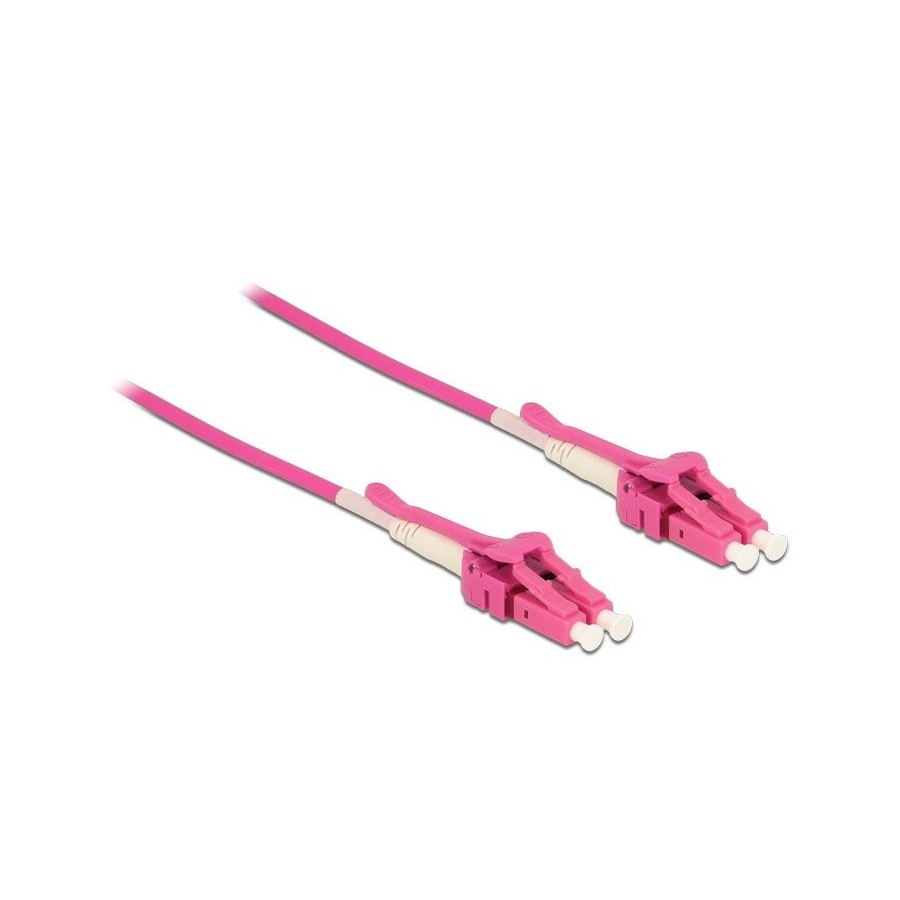 Delock cable de fibra óptica lc  lc multimodo om4 uniboot 10 m