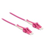 Delock cable de fibra óptica lc  lc multimodo om4 uniboot 10 m