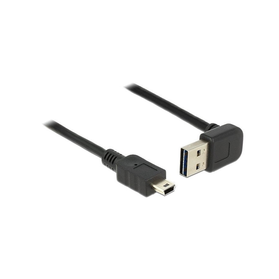 Delock cable easy-usb 2.0 typ-a macho angular oben / unt