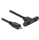 Delock cable usb 2.0 micro-b hembra am einbau  usb 2.0 mic