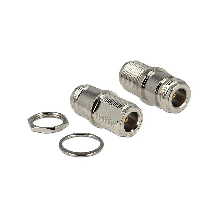Delock adaptador n hembra  n hembra para instalacion