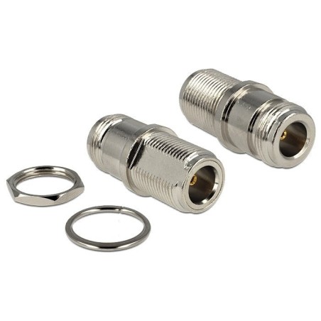 Delock adaptador n hembra  n hembra para instalacion