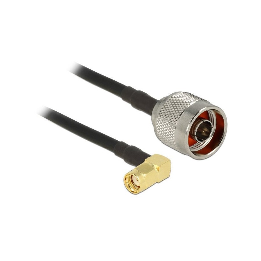 Delock cable de antena n macho  rp-sma macho 90° cfd200 0