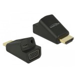 Delock adaptador hdmi-a macho  vga hembra con audio