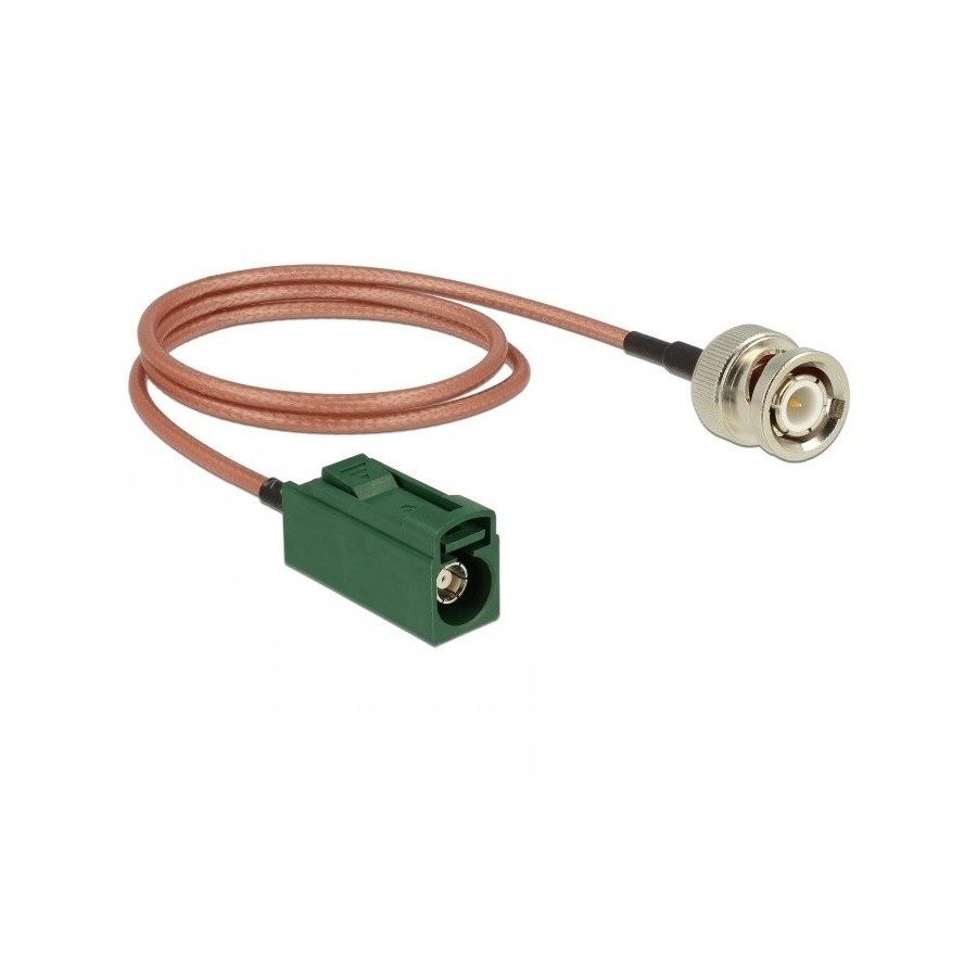 Delock cable de antena fakra e hembra  bnc macho rg-316 50 cm