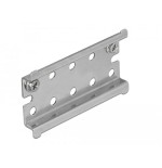 Delock carril din de acero inoxidable con tope para montaje en pared