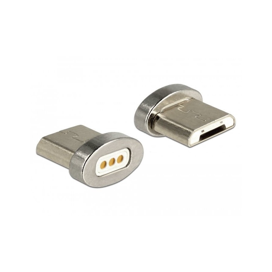 Delock adaptador magnético usb typ micro-b macho