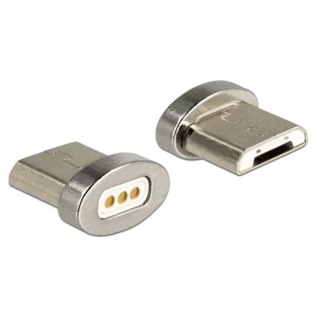 Delock adaptador magnético usb typ micro-b macho
