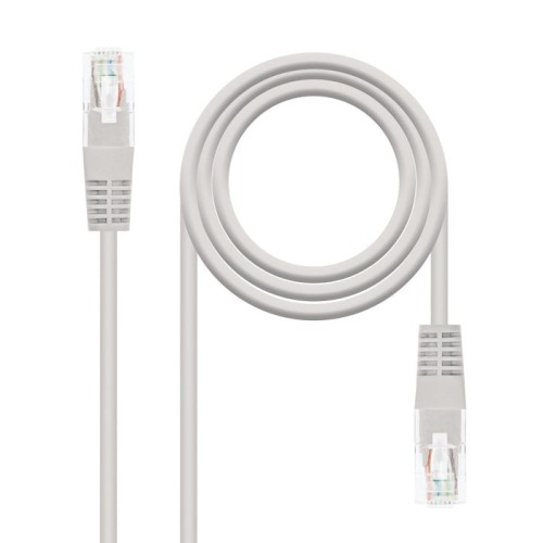Nanocable cable de red rj45 cat.6 utp awg24 2m - gris