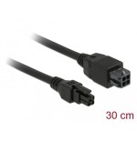 Delock micro fit 3.0 cable de extensión de 4 pines macho hembra 30 cm