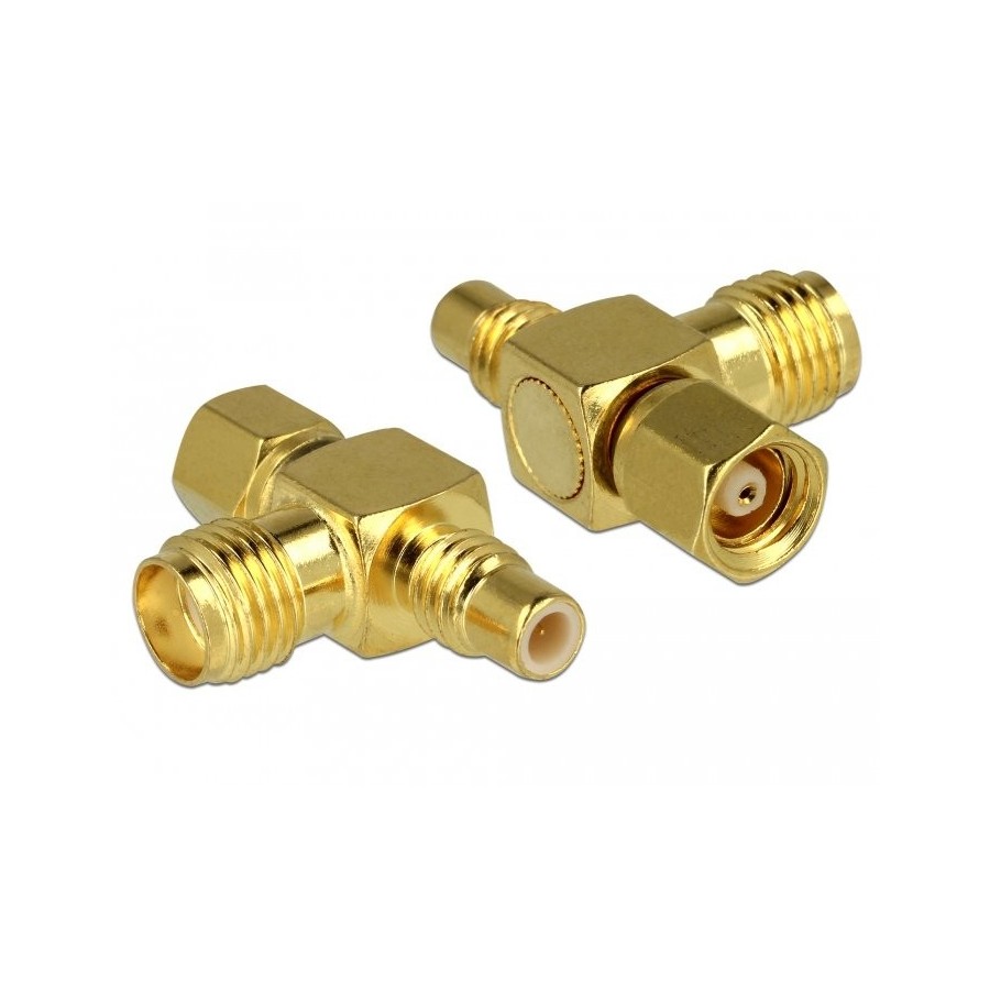 Delock adaptador smc hembra  smc macho  sma hembra t-piezas