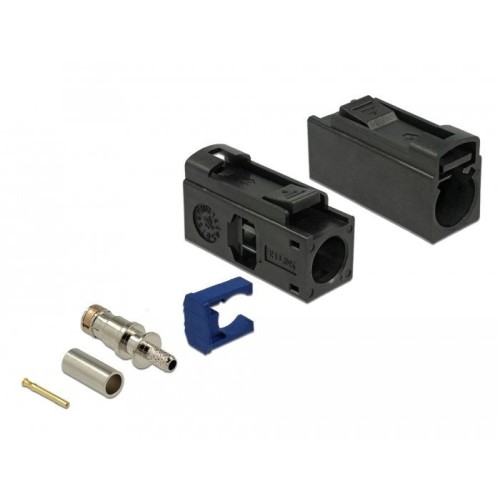 Delock fakra a jack de 25 mm (largo) para crimpar