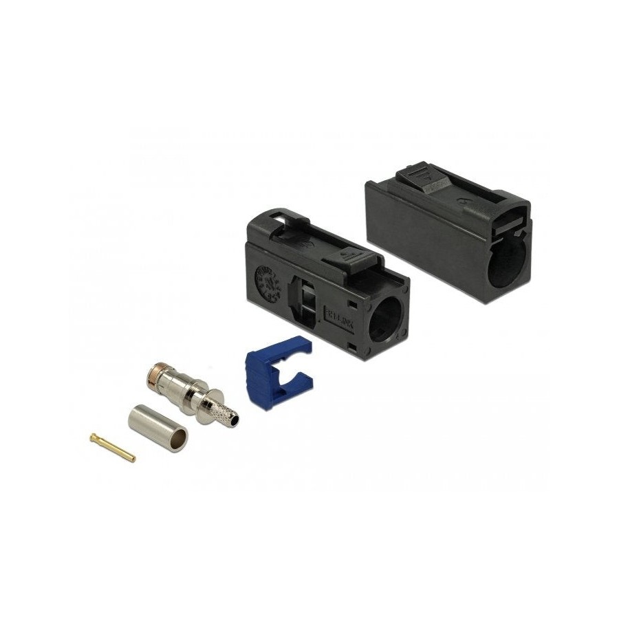 Delock fakra a jack de 25 mm (largo) para crimpar