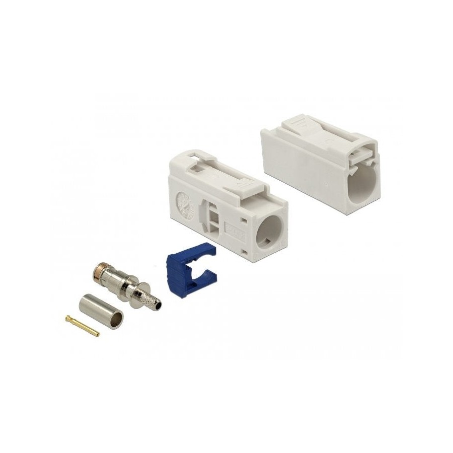 Conector delock fakra b de 25 mm (largo) para crimpar