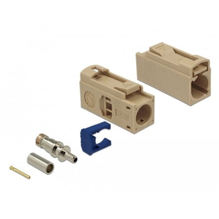Delock fakra i hembra de 25 mm (largo) para prensar