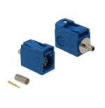 Delock fakra c jack de 21 mm (corto) para crimpar