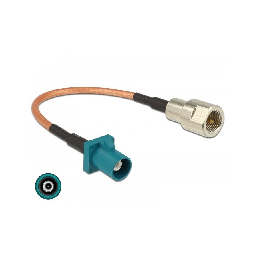 Delock cable de antena fakra z macho  fme macho rg-316 15 cm