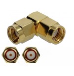 Delock adaptador rp-sma macho a rp-sma macho 90° 10 ghz
