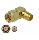 Delock adaptador sma macho a rp-sma hembra 90° 3 ghz