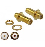 Delock adaptador sma hembra a rp-sma hembra am einbau 3 ghz