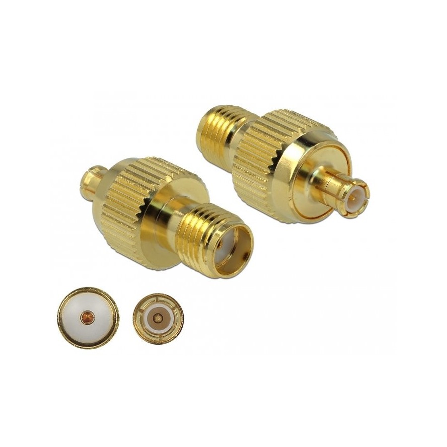 Delock adaptador sma hembra a mcx macho 3 ghz