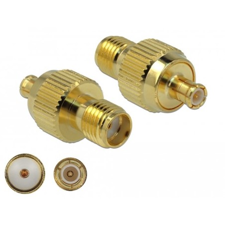 Delock adaptador sma hembra a mcx macho 3 ghz