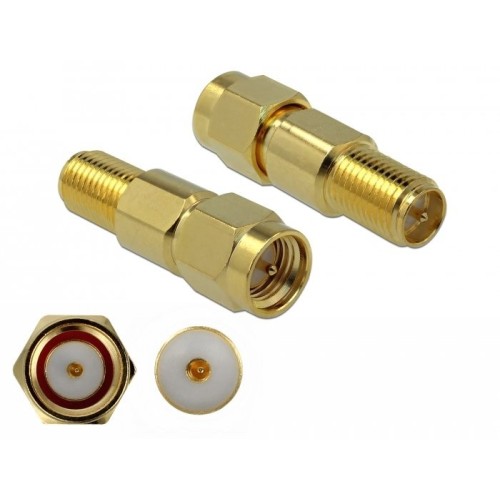 Delock adaptador sma macho a rp-sma hembra 3 ghz