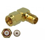 Delock adaptador sma macho a sma hembra 90° 3 ghz