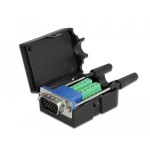 Delock adaptador vga 15 pin macho a terminalblock 10 pin