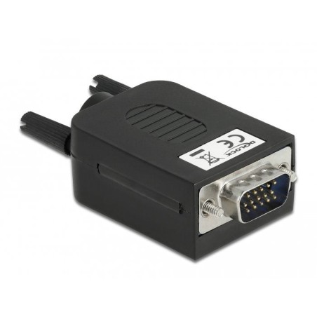 Delock adaptador vga 15 pin macho a terminalblock 10 pin