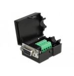 Delock 66265 adaptador sub-d 9 pin hembra a terminalblock 10 pin