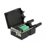 Delock 66257 adaptador sub-d 9 pin hembra a terminalblock 10 pin
