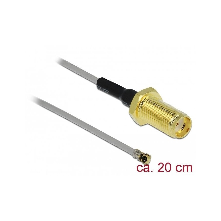 Delock cable de antena sma hembra para instalación a mhf® 4l macho 1.37 20 cm